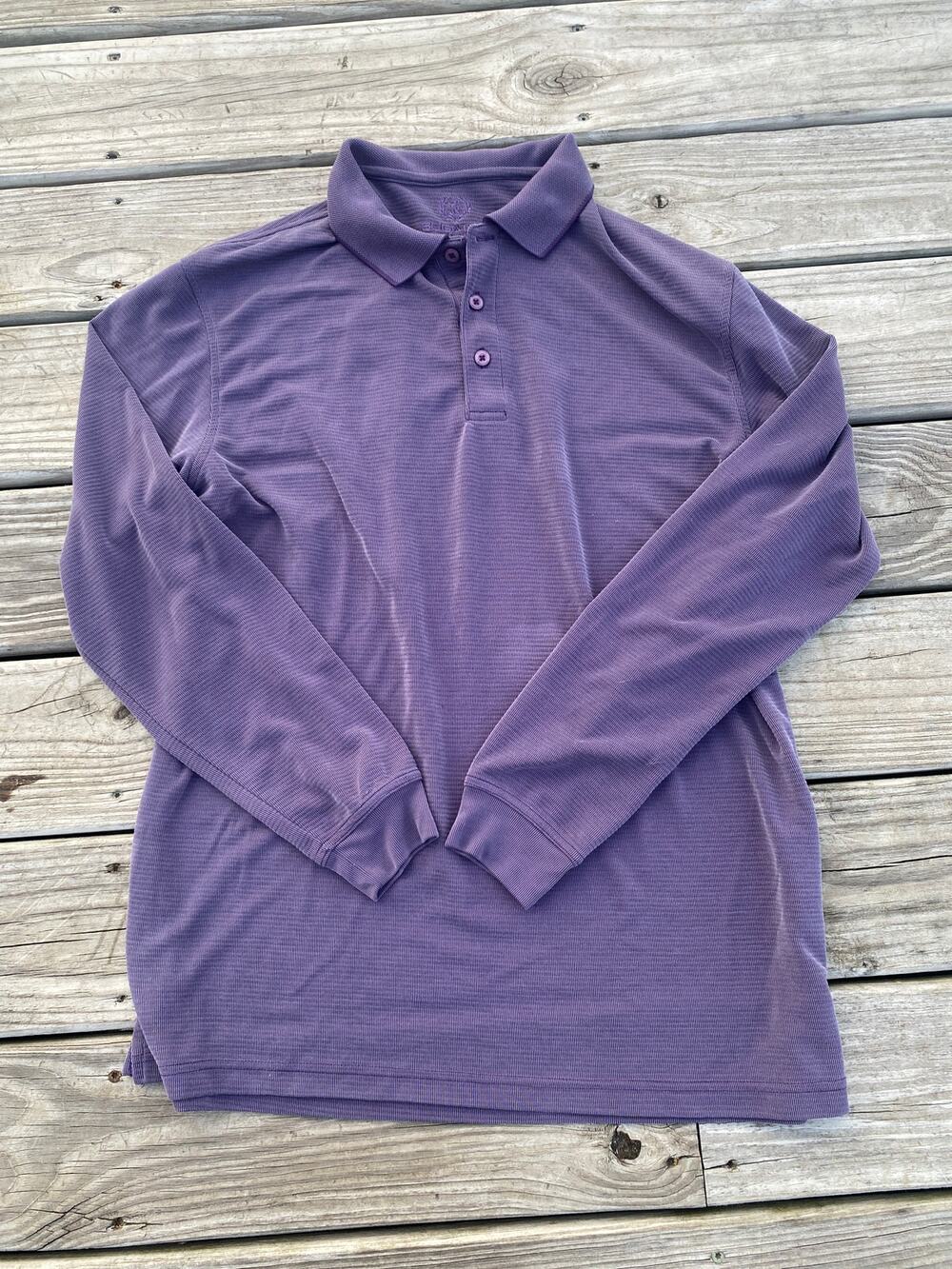 Men's Bugatchi Long Sleeve Polo Shirt